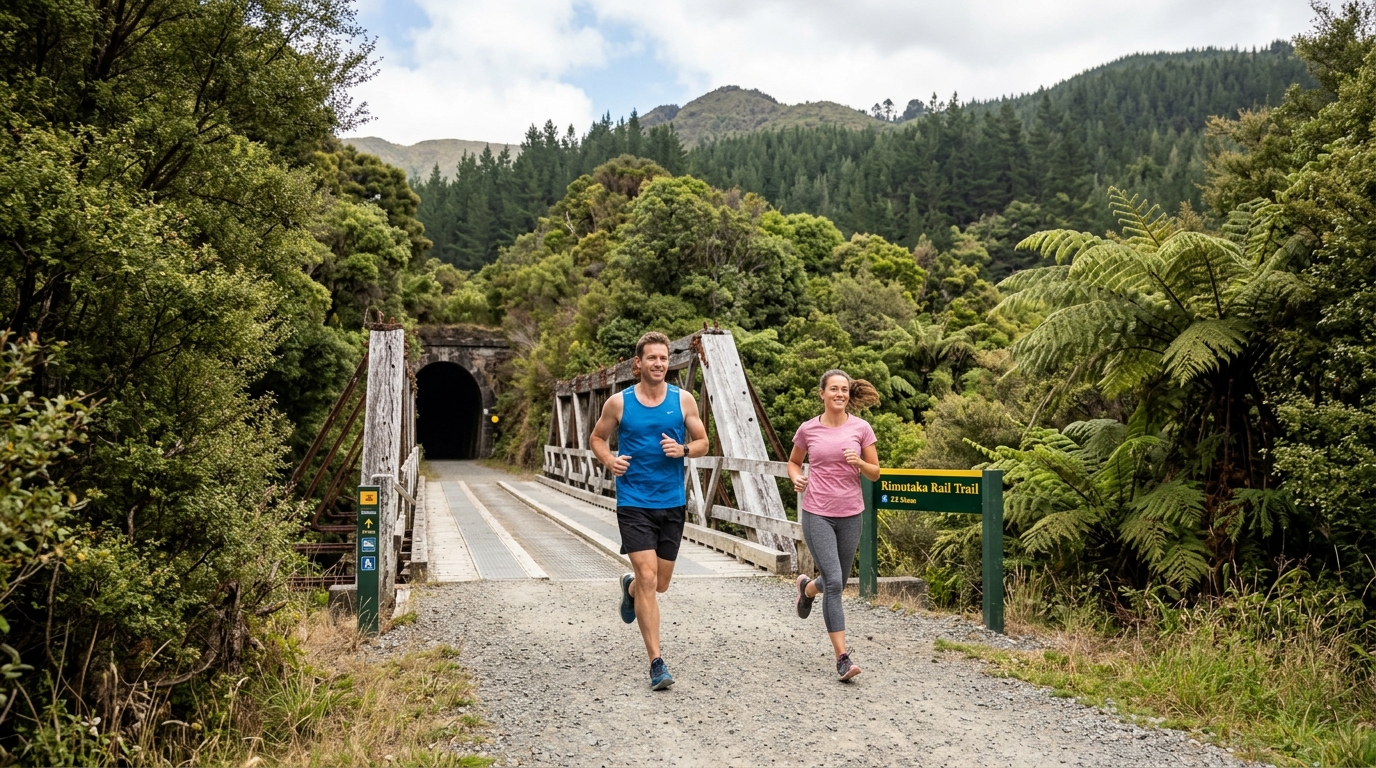 Walking Path Railing Popular annual running and walking event upcoming: Remutaka Rail Trail ...